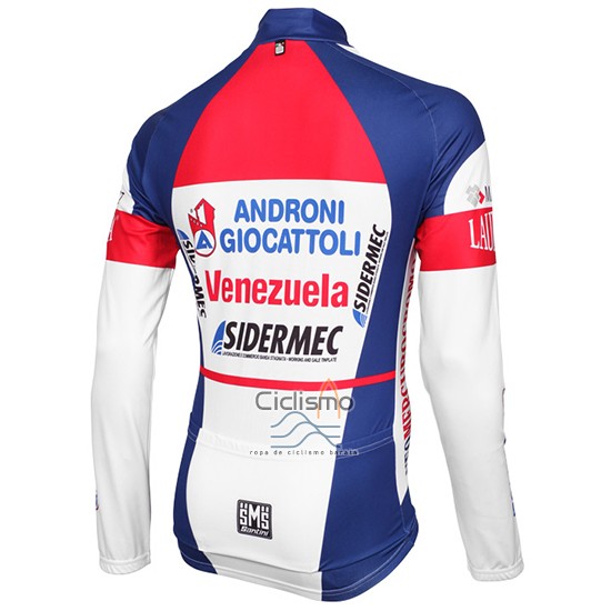 Androni Giocattoli Ropa Ciclismo Culotte Largo 2015 Hombre Mangas Largas Blanco